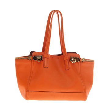 Salvatore Ferragamo Verve Tote Leather Large