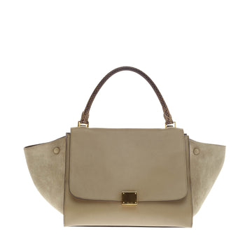 Celine Trapeze Suede Medium