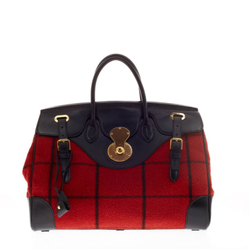 Ralph Lauren Ricky Satchel Tartan