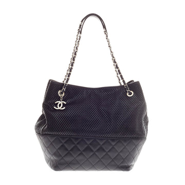 Chanel Up In The Air Tote Perforated Leather 