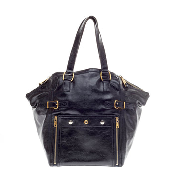 Saint Laurent Downtown Tote Patent Large