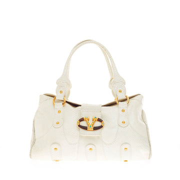 Valentino Catch Shoulder Bag Snakeskin