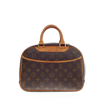 Buy Louis Vuitton Trouville Handbag Monogram Canvas Brown 139102