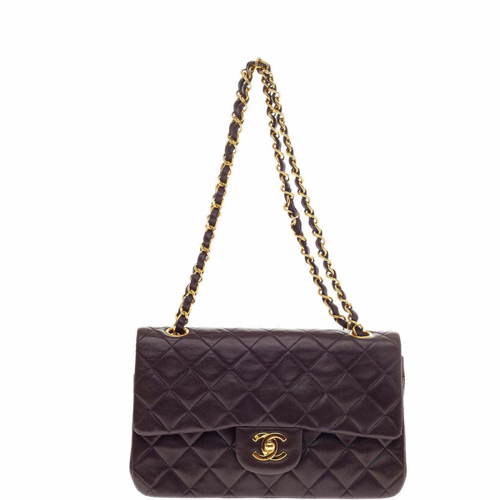 Buy Chanel Classic Flap Bag Lambskin Small Brown 139106
