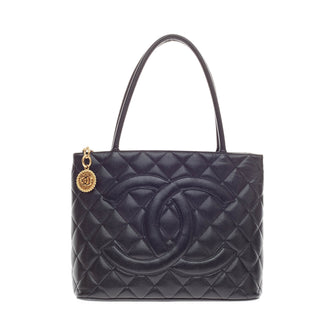 Chanel Medallion Tote Caviar  - Designer Handbag