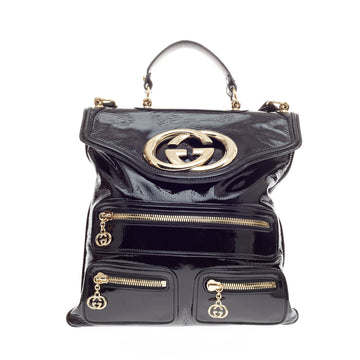 Gucci Britt Messenger Bag Patent