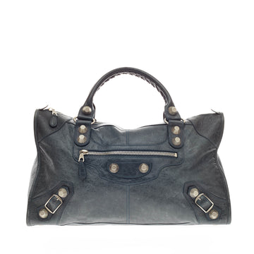 Balenciaga Work Giant Studs Leather