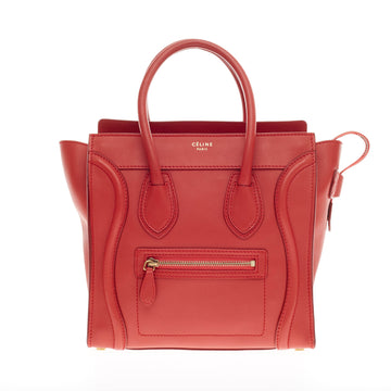 Celine Luggage Smooth Leather Micro
