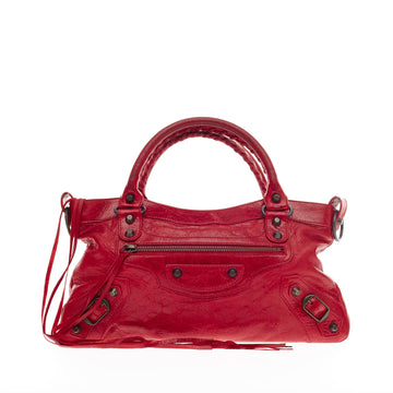 Balenciaga First Classic Studs Leather