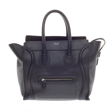 Celine Luggage Grainy Leather Mini
