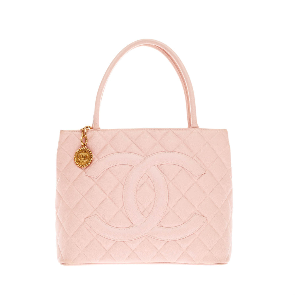 Buy Chanel Medallion Tote Caviar Pink 152401