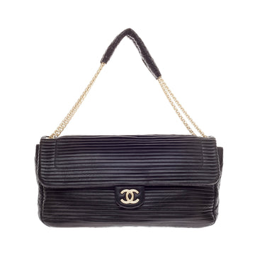 Chanel Bijoux Chain Horizontal Flap Quilted Leather