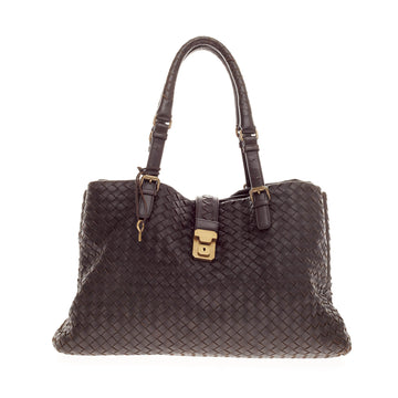 Bottega Veneta Roma Intrecciato Nappa Large