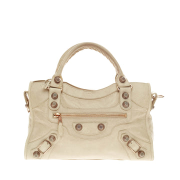 Balenciaga City Giant Studs Leather Medium