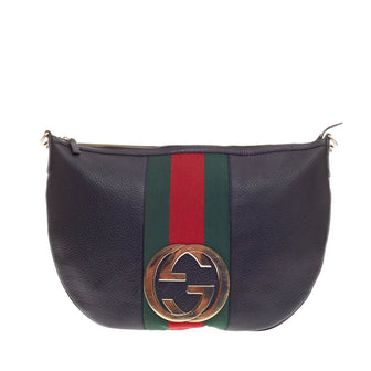Gucci Blondie Crossbody Leather with Stripes