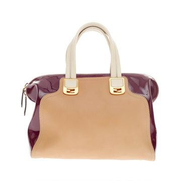 Fendi Chameleon Satchel Leather Medium