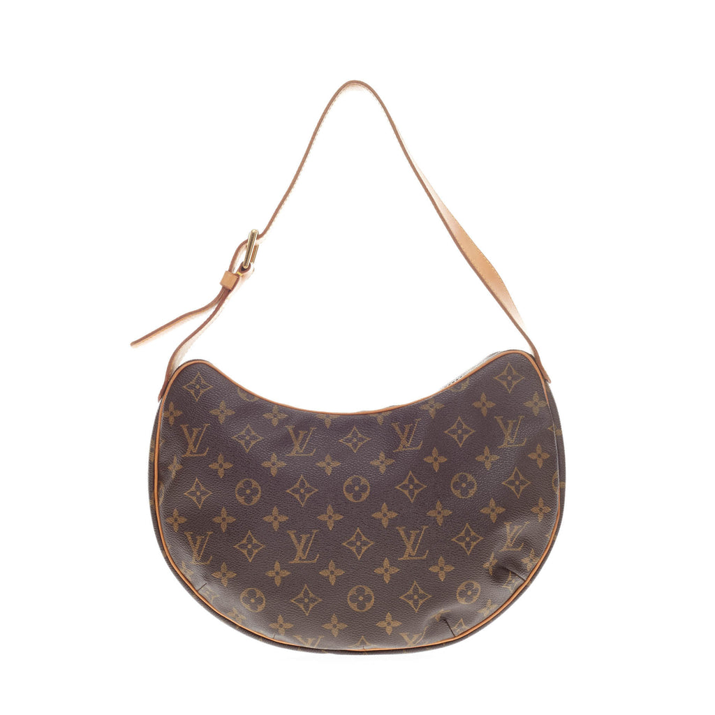 A Louis Vuitton Croissant Bag, monogrammed canvas, 10.5 length