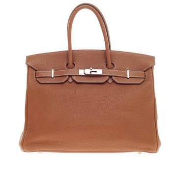 Hermes Birkin Gold Togo with Palladium Hardware 35