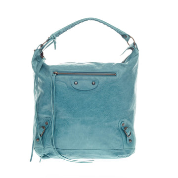 Balenciaga Day Hobo Classic Studs Leather