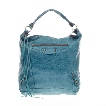 Balenciaga Day Hobo Classic Studs Leather