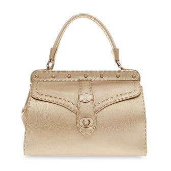 Valentino Frame Handle Bag Leather