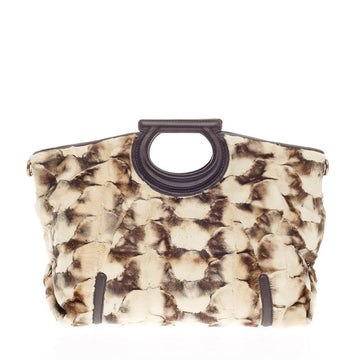 Salvatore Ferragamo Fiammetta Tote Mink