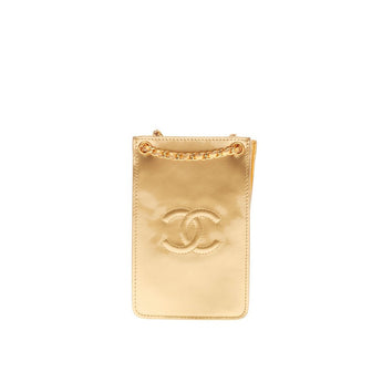 Chanel CC Phone Holder Crossbody Patent