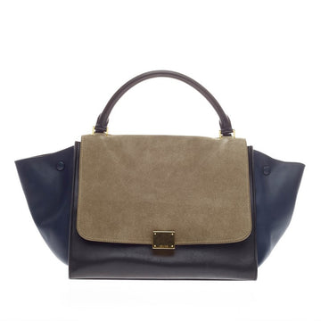 Celine Trapeze Suede Medium
