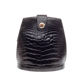 Louis Vuitton Vintage Bucket Bag Patent Crocodile