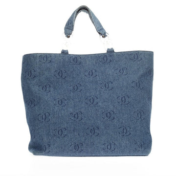 Chanel Printed CC Tote Denim