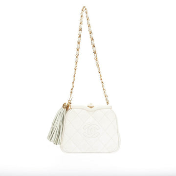 Chanel Vintage Chain Tassel Bag Lizard
