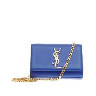 Saint Laurent Classic Monogram Crossbody Grainy Leather Small