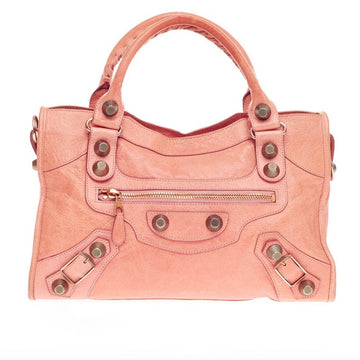 Balenciaga City Giant Studs Leather Medium