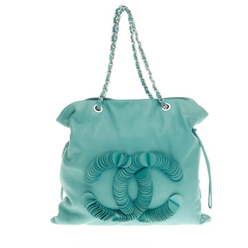 Chanel CC Disc Tote Lambskin