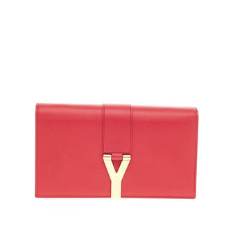 Saint Laurent Classic Y Chain Wallet Leather