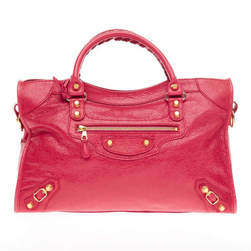 Balenciaga City Giant Studs Leather Medium