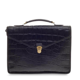 Mulberry Ethan Briefcase Embossed Crocodile -