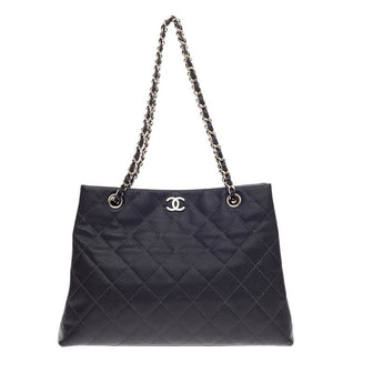 Chanel Classic Chain Tote Quilted Caviar