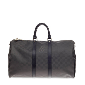 Louis Vuitton Keepall Damier Carbone 45