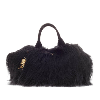 Prada Eco Kidassia Tote Faux Fur 