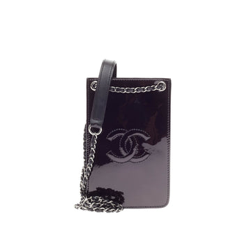 Chanel CC Phone Holder Crossbody Patent