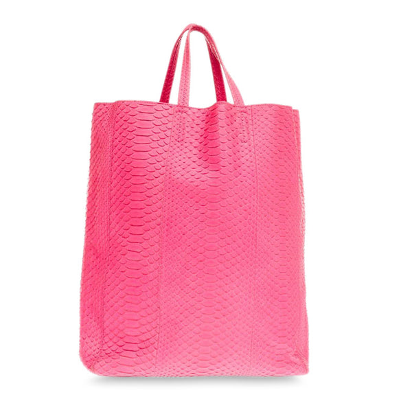 Céline Celine Pink Vertical Cabas Python Tote Bag Leather ref.257549 - Joli  Closet