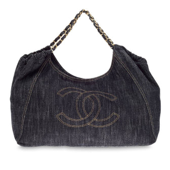 Chanel Coco Cabas Denim Large