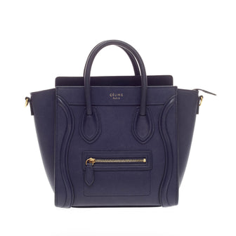 Celine Luggage Smooth Leather Nano