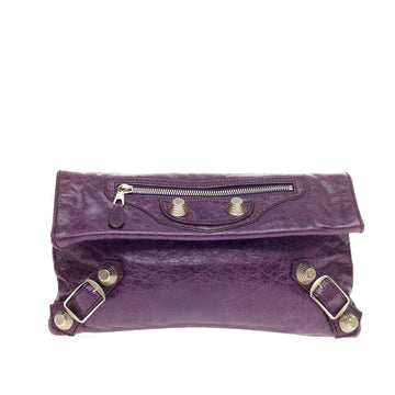 Balenciaga Envelope Clutch Giant Studs Leather 