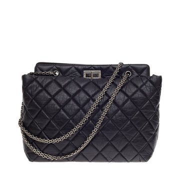 Chanel Reissue 2.55 Shopping Tote Aged Quilted Calfskin 