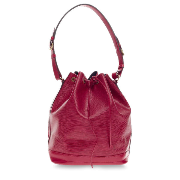 LOUIS VUITTON Epi Leather Red Large Noe Shoulder Bag