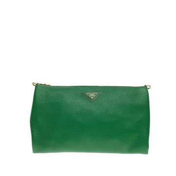 Prada Flat Zip Crossbody Vitello Daino Mini