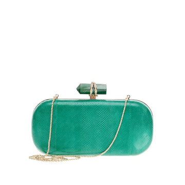 Marchesa Lily Box Clutch Snakeskin