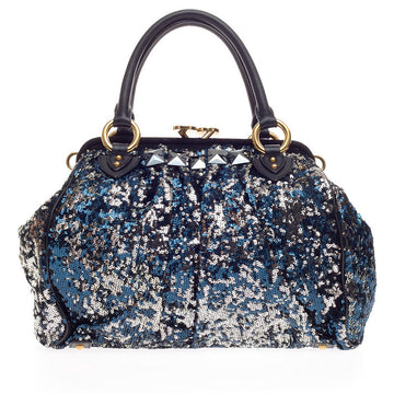 Marc Jacobs NY Rocker Stam Satchel Sequins